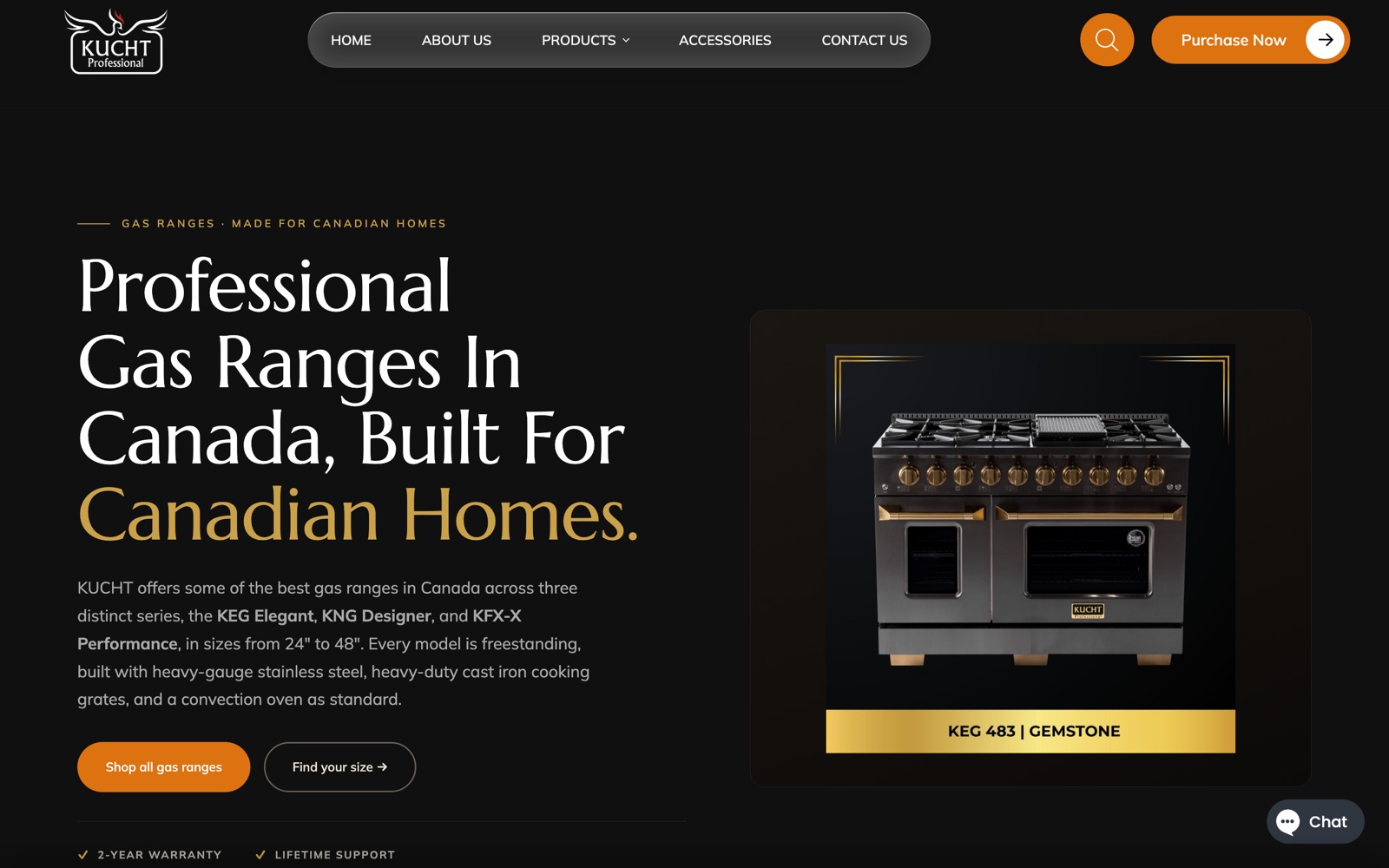 Kucht Professional website built by Lime